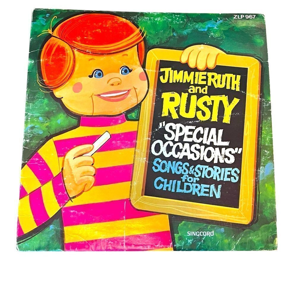 JIMMIE‎ RUTH & RUSTY SPECIAL OCCASIONS CHILDRENS SONGS & STORIES LP 12” VINYL